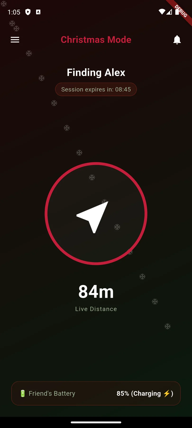 FindMeNow — App-Screenshots