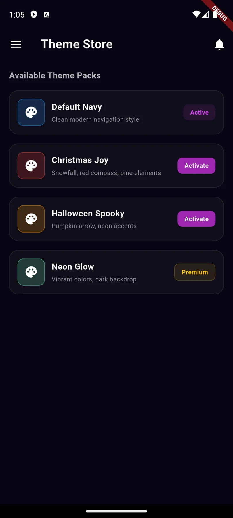 FindMeNow — App-Screenshots